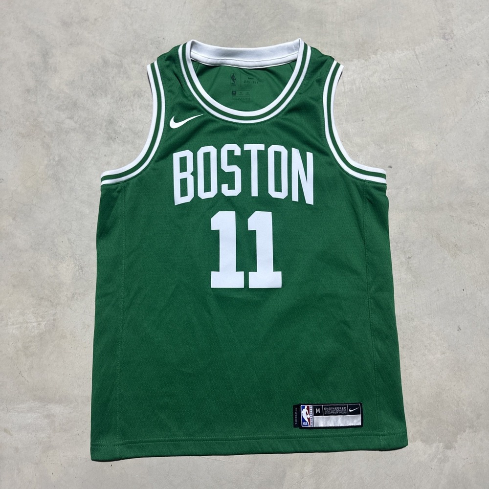 Nike Jersey Youth Size M Green Boston Celtics Kyrie Irving 11 Dri-Fit Basketball